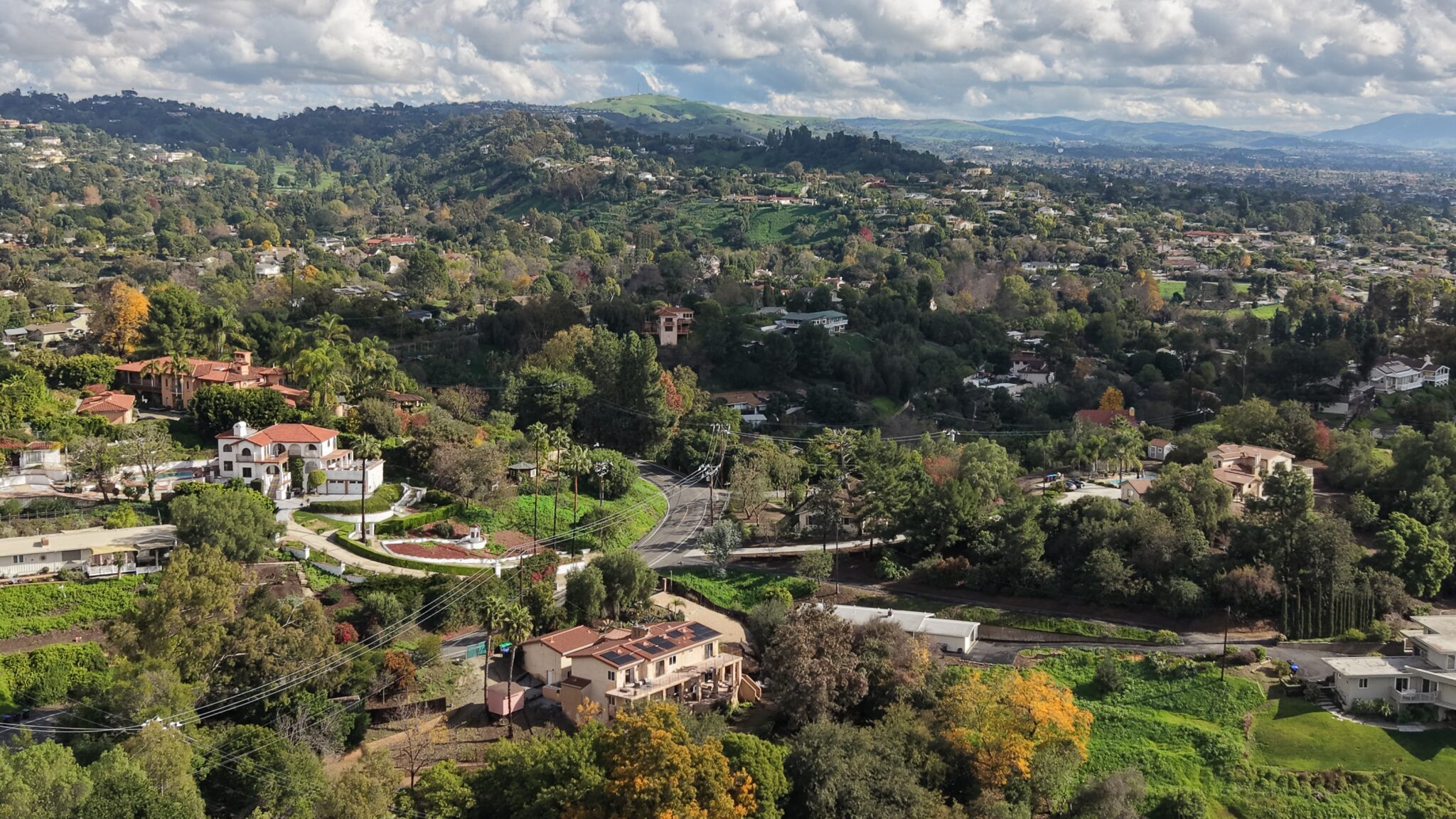 La Habra Heights — ridgeline and valley