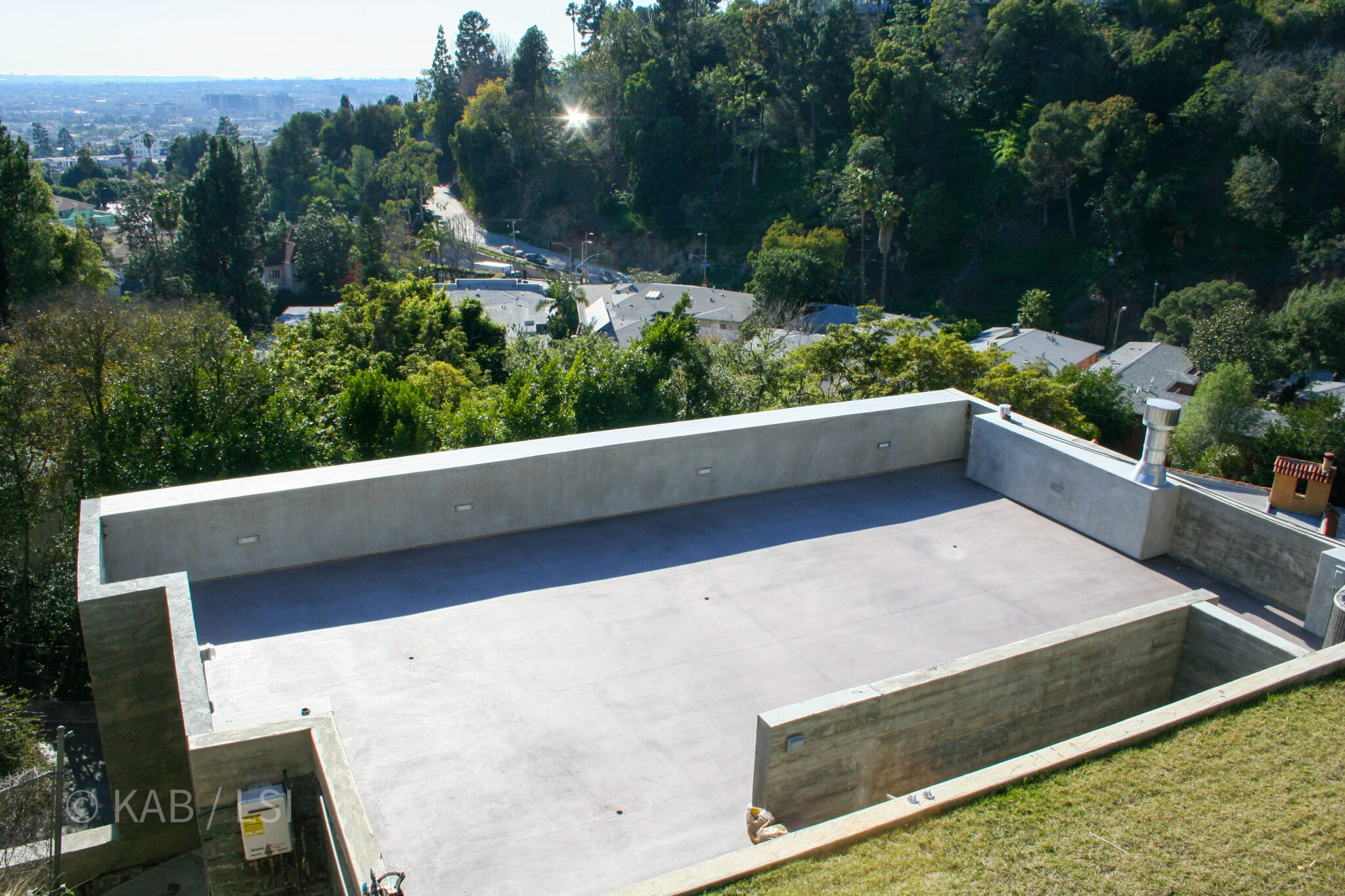 Granite hillside build — slide 1